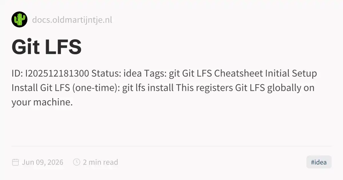 Git LFS