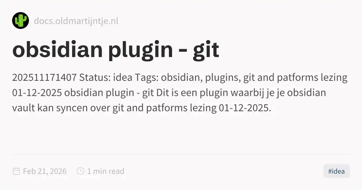obsidian plugin - git